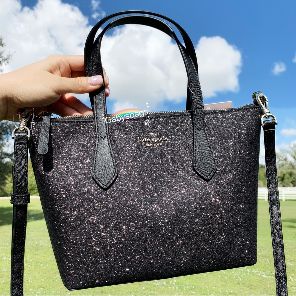 ‼️SALE‼️🔥👜💕Kate Spade Glitter Satchel Crossbody - Picture 5 of 6